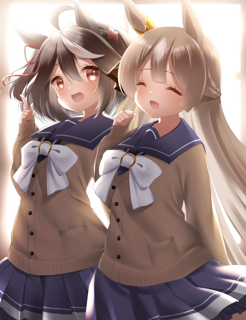 satono diamond and kitasan black (umamusume) drawn by kanda_kaname