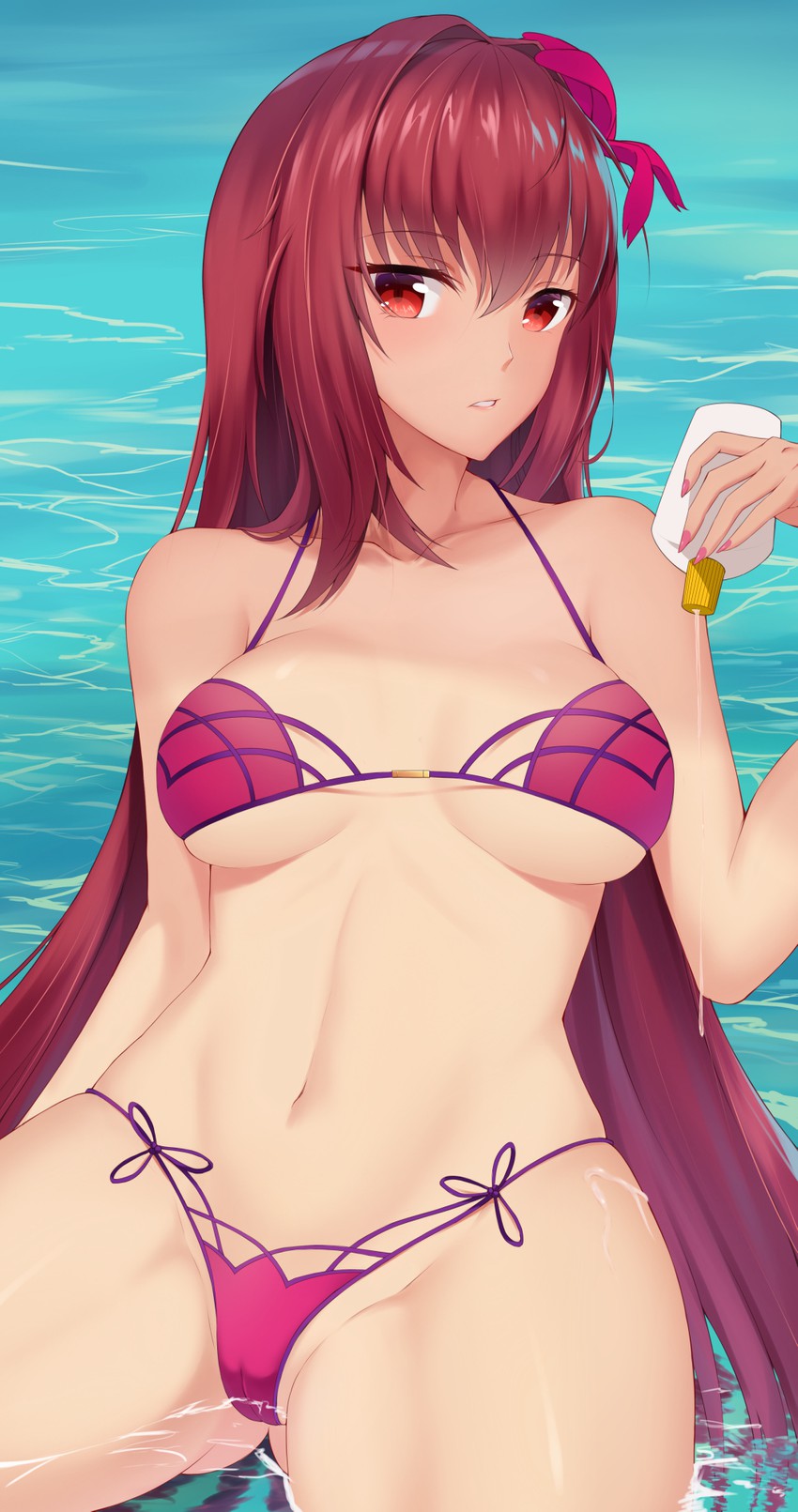 scathach (fate and 1 more) drawn by feng_mouren