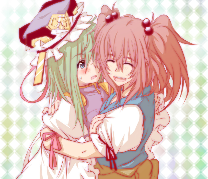 shiki eiki and onozuka komachi (touhou) drawn by kitsune_maru