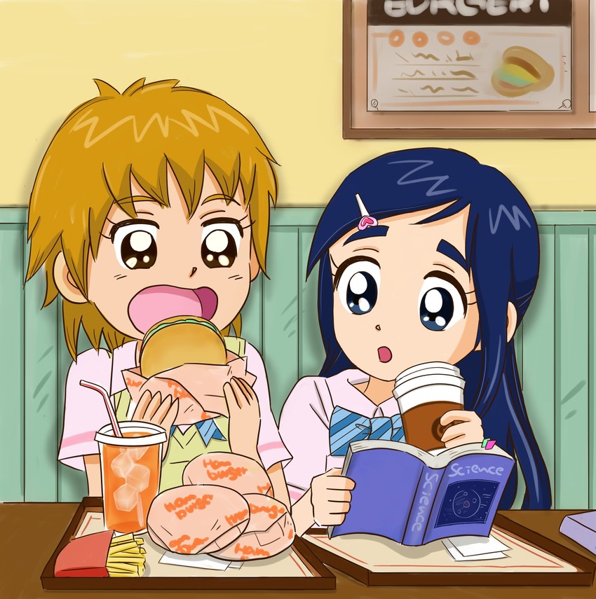 misumi nagisa and yukishiro honoka (precure and 2 more) drawn by karapago