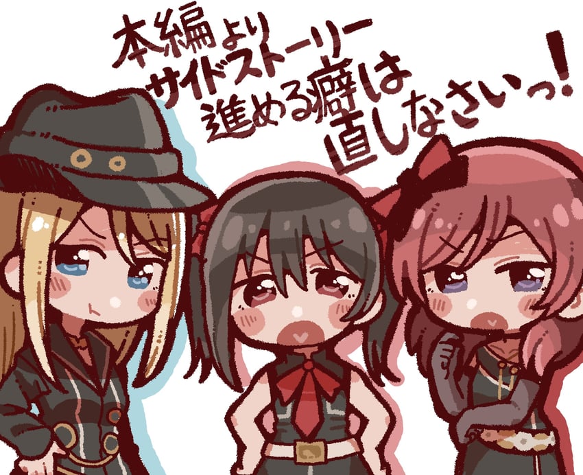 nishikino maki, yazawa nico, and ayase eli (love live! and 1 more) drawn by henyomen