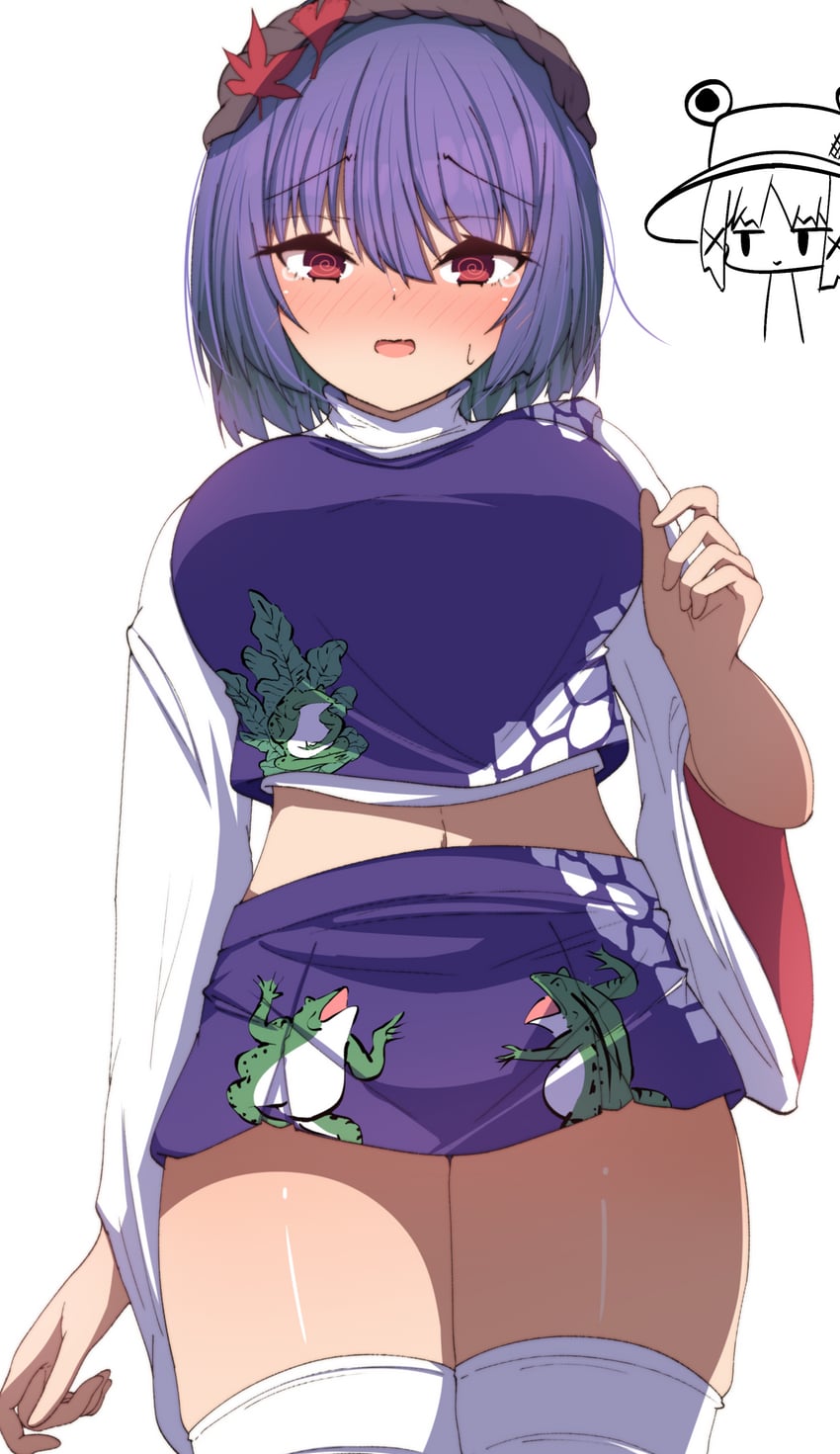 moriya suwako and yasaka kanako (touhou) drawn by darumoon