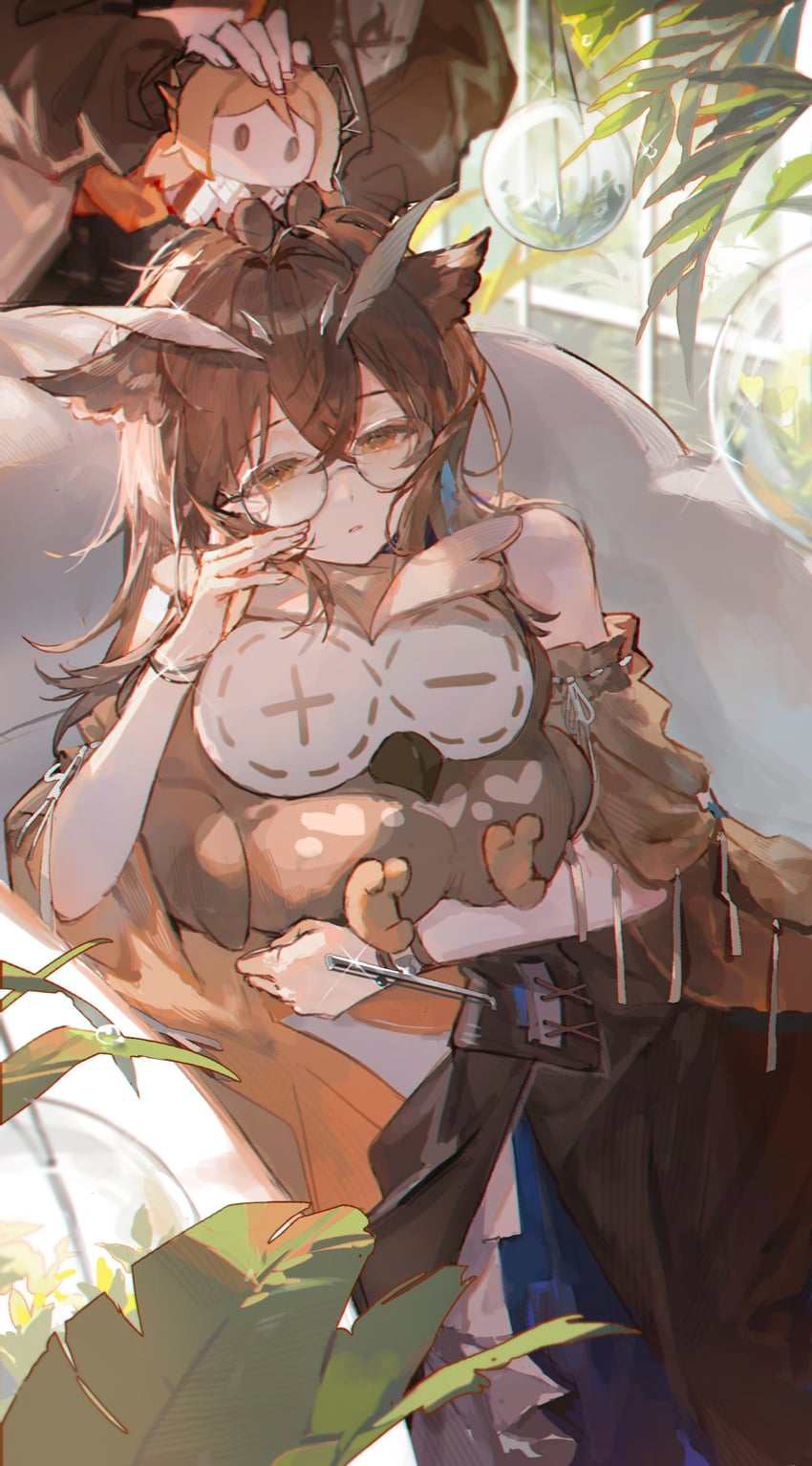silence, ifrit, and silence the paradigmatic (arknights) drawn by nonhaaa