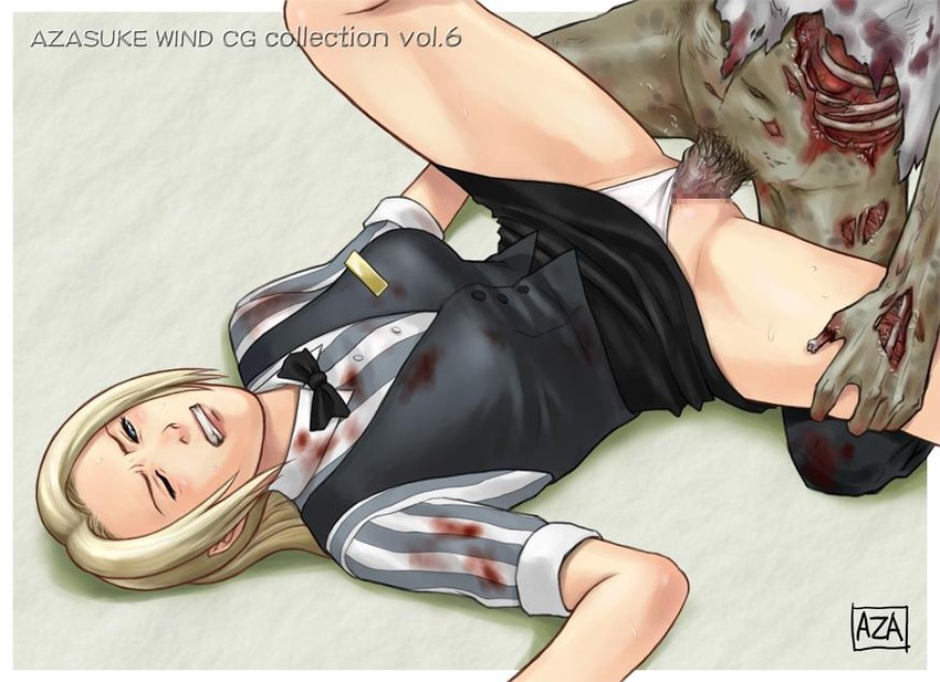 cindy lennox (resident evil and 1 more) drawn by azasuke