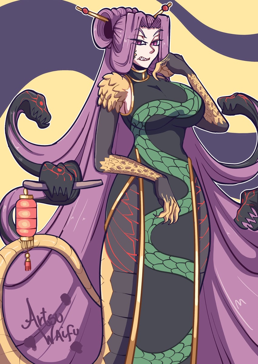 medusa and gorgon (fate and 1 more) drawn by artsuwaifu