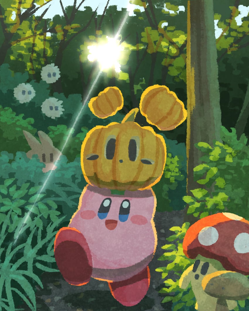 kirby, polof, cappy, geromazudake, and pasara (kirby) drawn by miclot