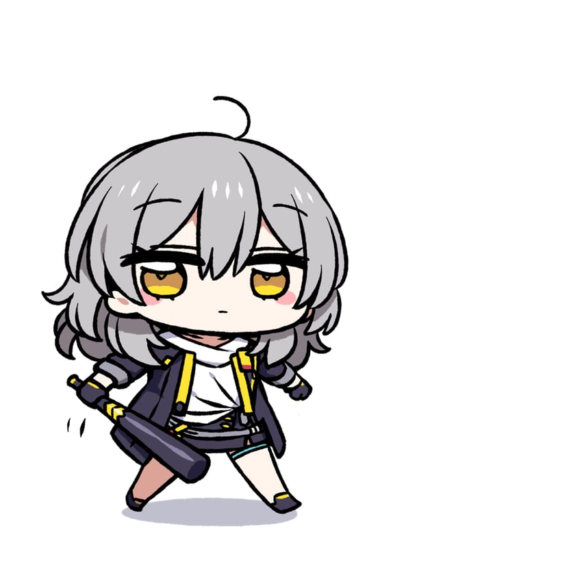 trailblazer and stelle (honkai and 1 more) drawn by chan_co