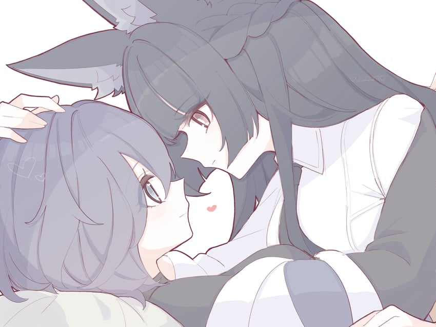 hoshimi miyabi and belle (zenless zone zero) drawn by zzzii0