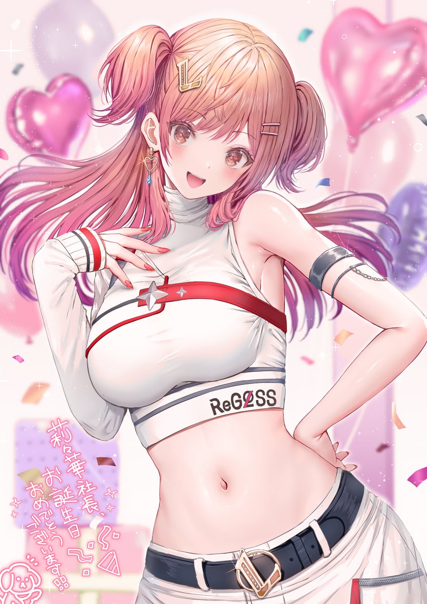 ichijou ririka (hololive and 1 more) drawn by tabiguchi_kouji
