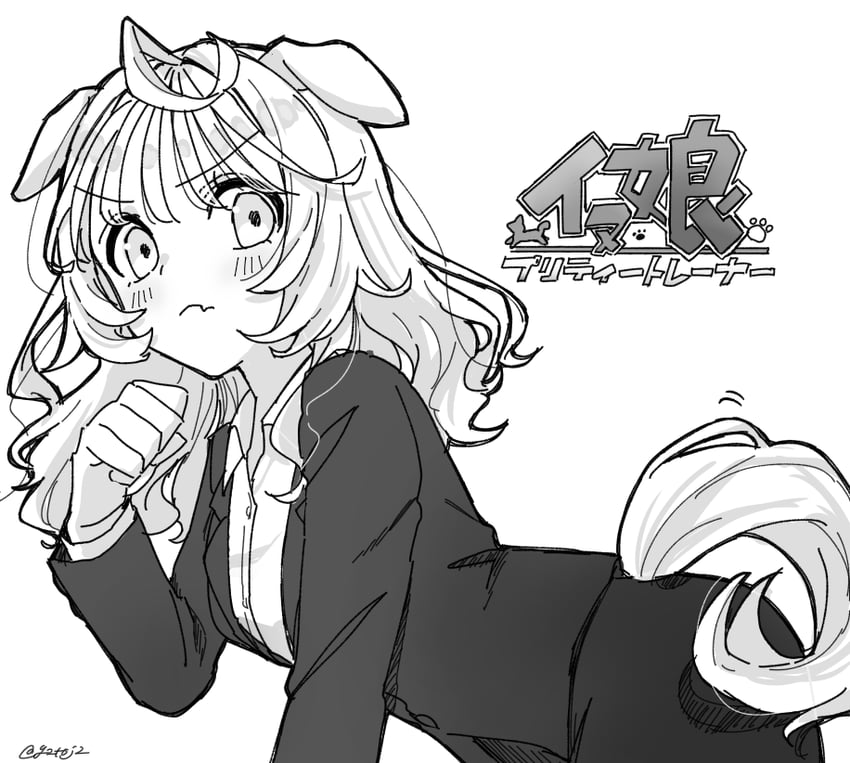 trainer, female trainer, and shirohashi akari (original and 1 more) drawn by toji_(y2toj2)