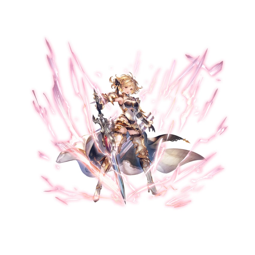 djeeta and relic buster (granblue fantasy) drawn by minaba_hideo