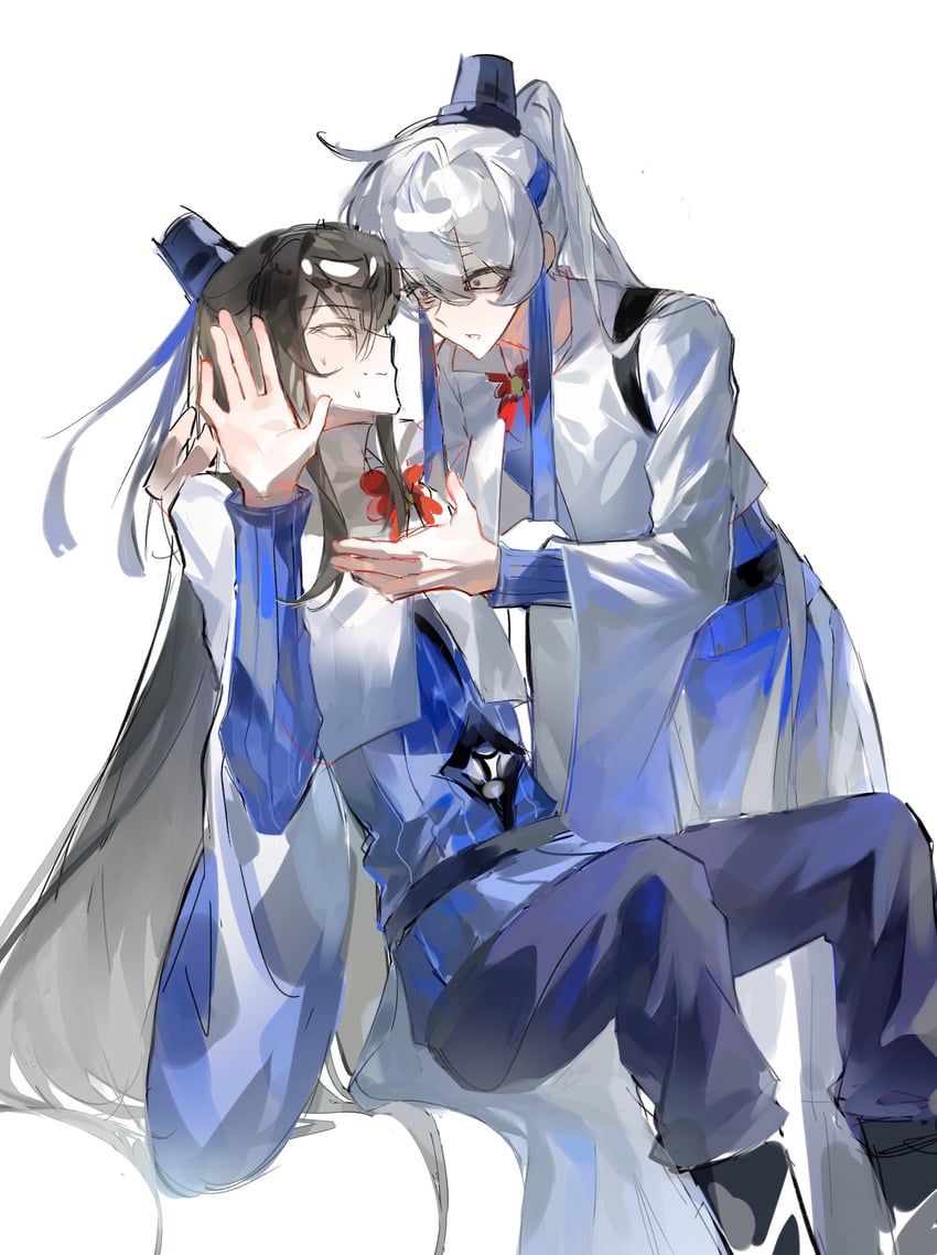 dongfang xianyun and yin feixing (wo jia da shixiong naozi you keng) drawn by yfq
