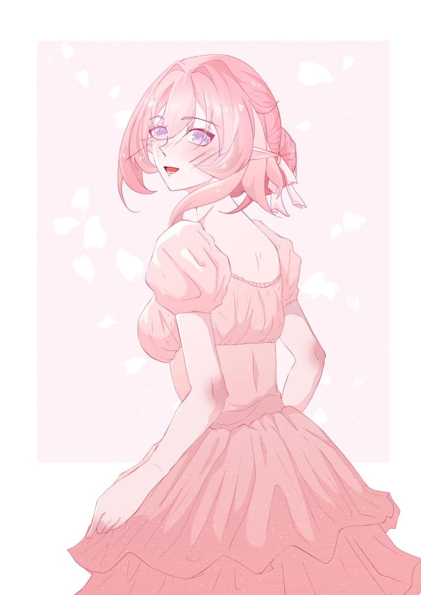 elysia (honkai and 1 more) drawn by mali_aa