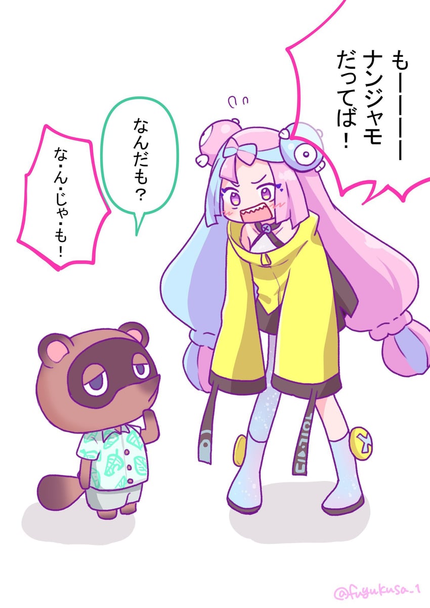 iono and tom nook (pokemon and 2 more) drawn by fuyukusa_1