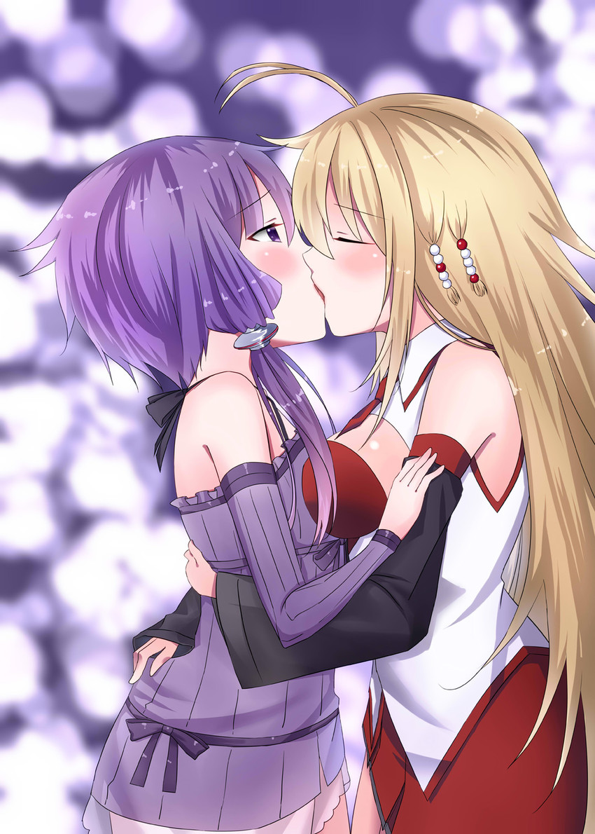 yuzuki yukari and tsurumaki maki (vocaloid and 1 more) drawn by a4500mai