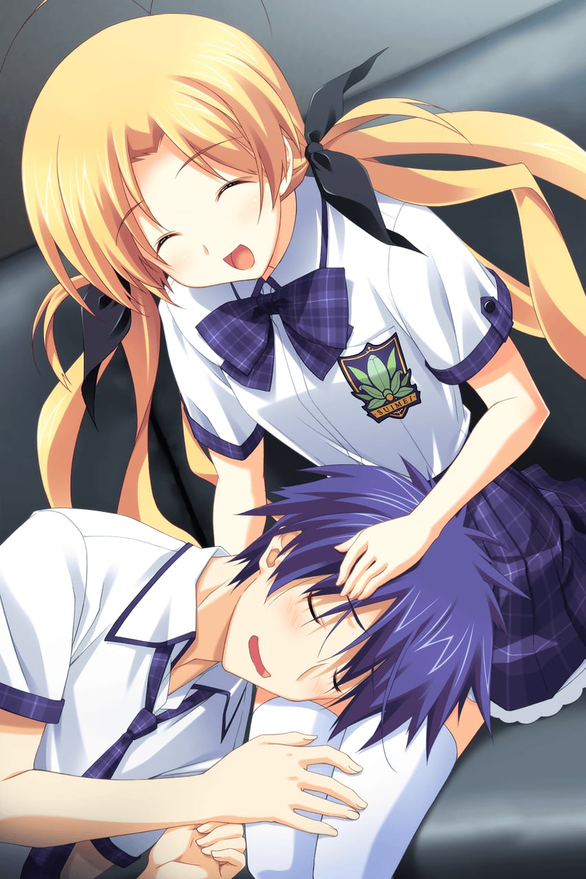 nishijou takumi and orihara kozue (science adventure and 2 more) drawn by matsuo_yukihiro