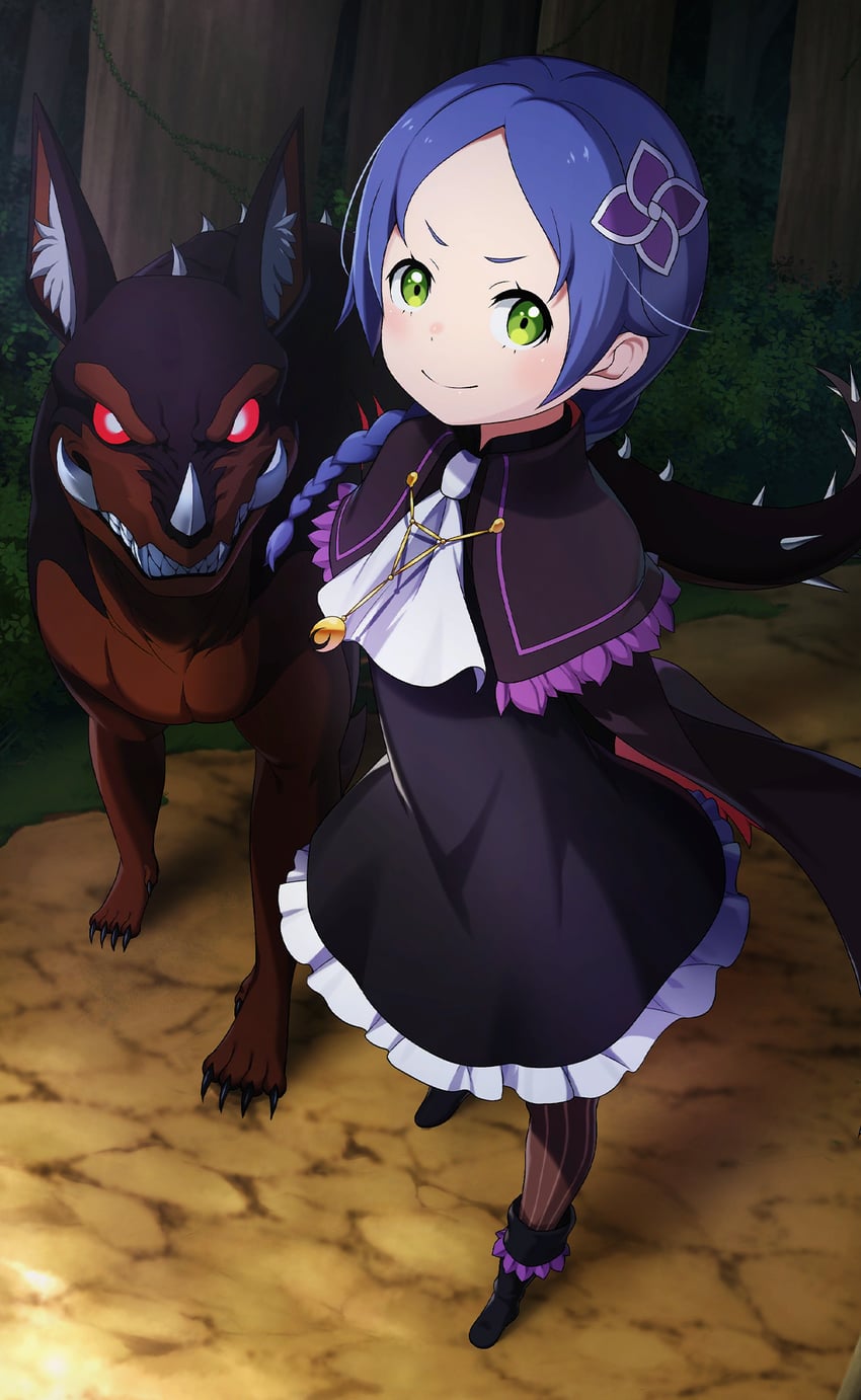 meili portroute (re:zero kara hajimeru isekai seikatsu and 1 more)