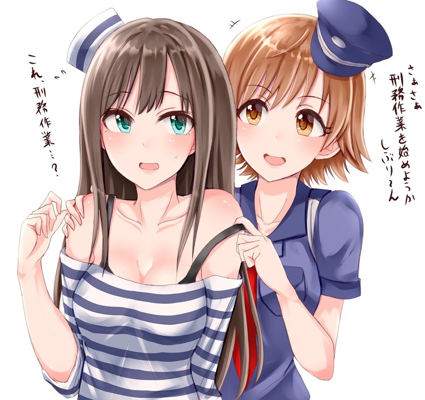 shibuya rin and honda mio (idolmaster and 2 more) drawn by shirushiru_(saitou888)