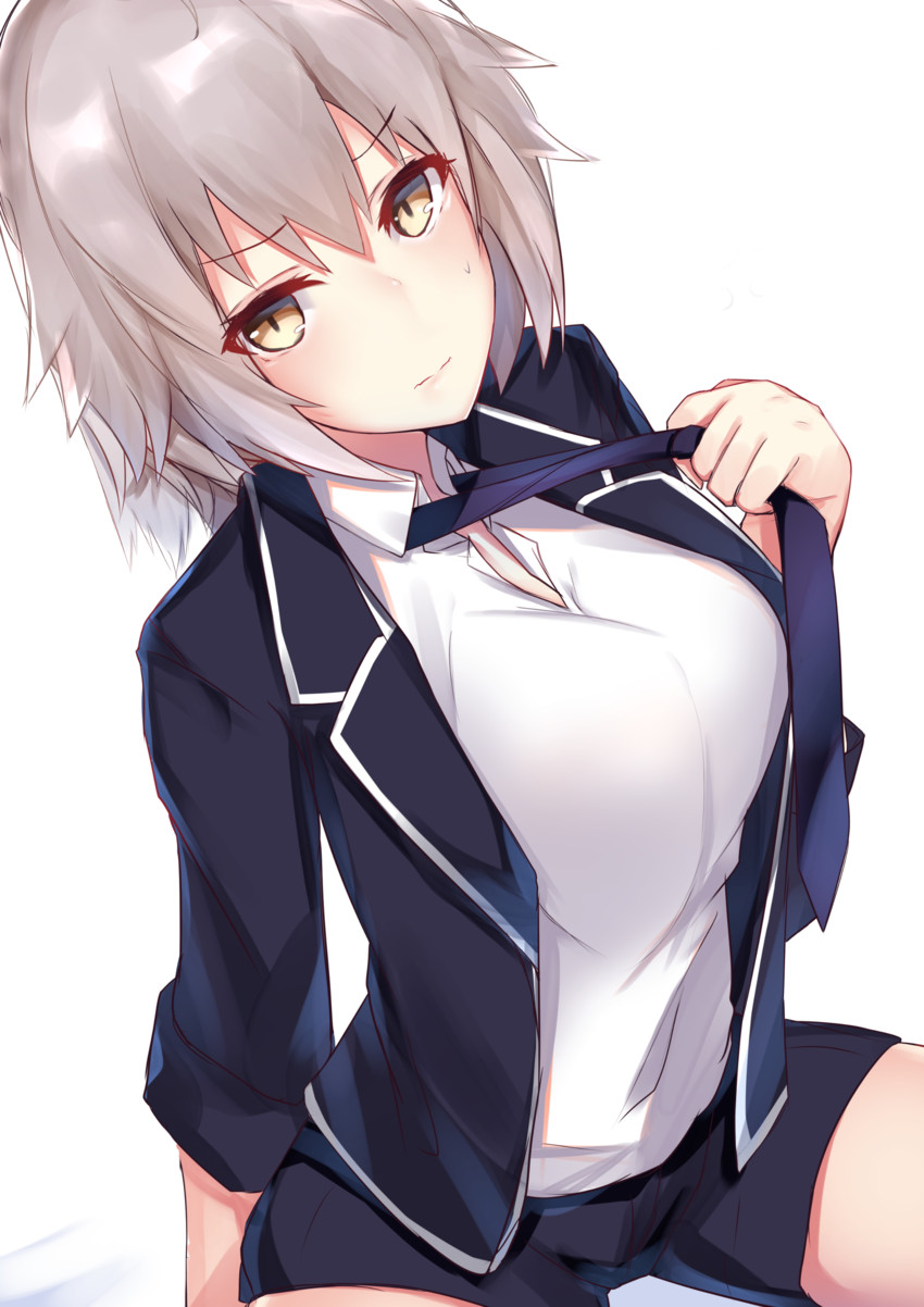 jeanne d'arc alter and jeanne d'arc (fate and 2 more) drawn by nanakaku