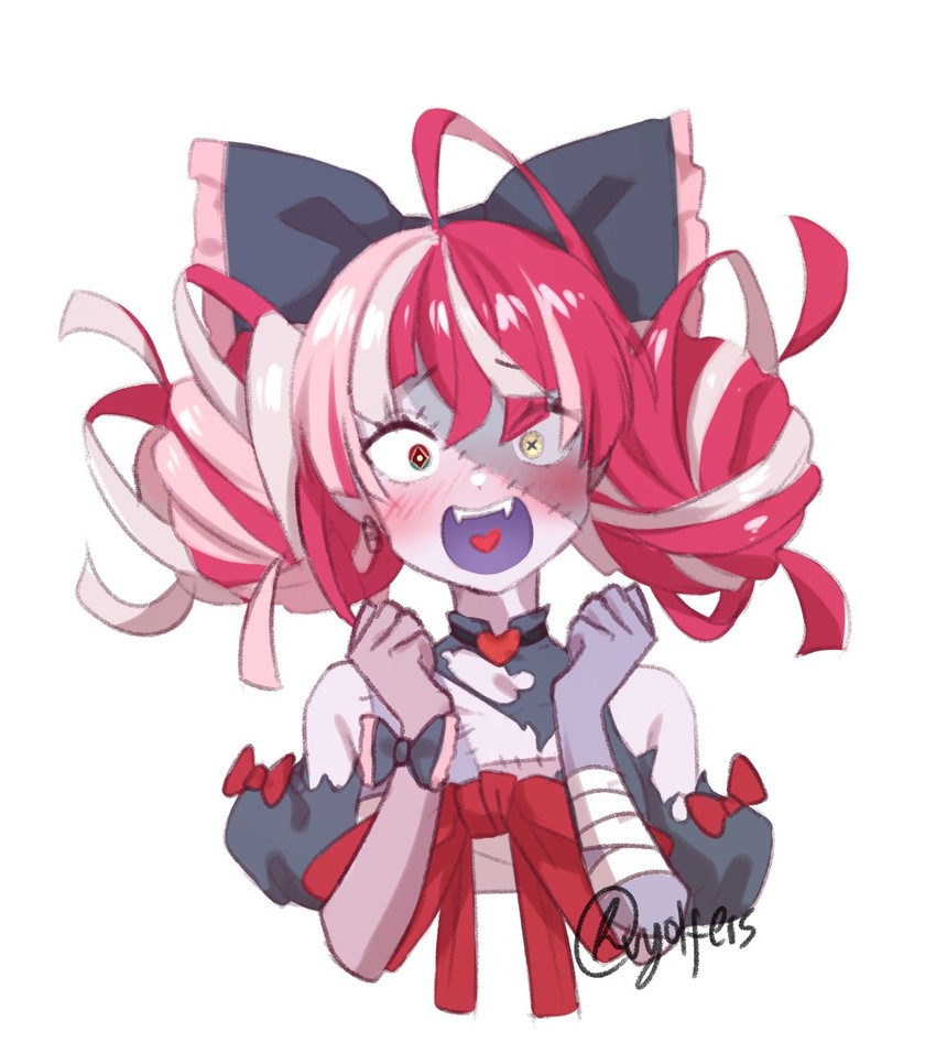 kureiji ollie (hololive and 1 more) drawn by vyolfers