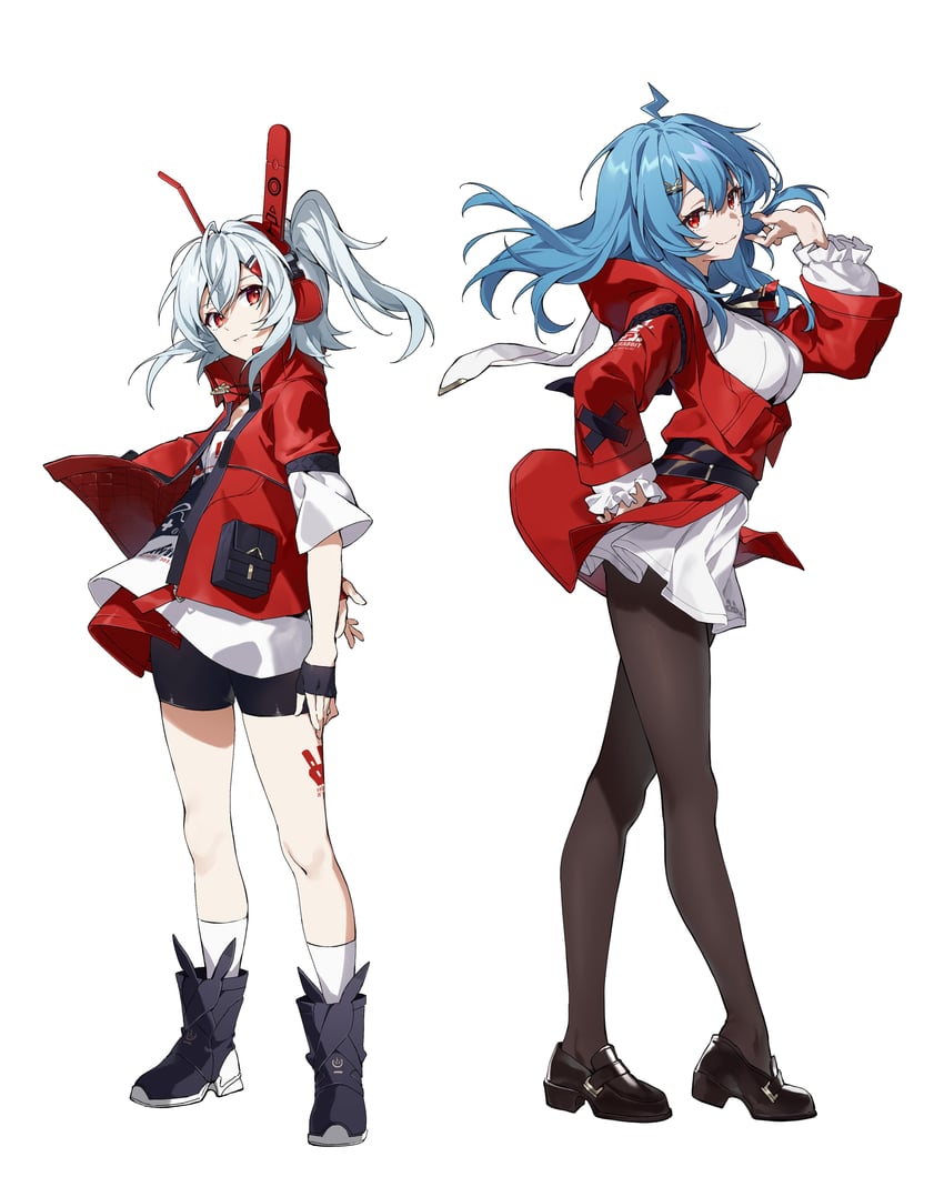 bili girl 33 and bili girl 22 (bilibili) drawn by sylvia_(huajiuhuajiu)