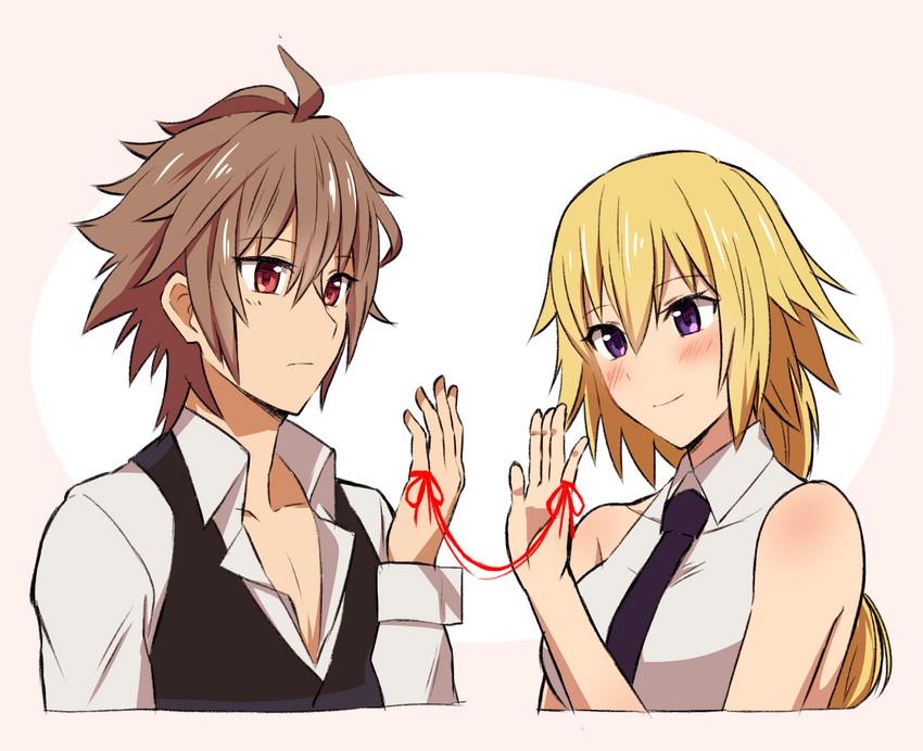 jeanne d'arc and sieg (fate and 1 more) drawn by nyorotono