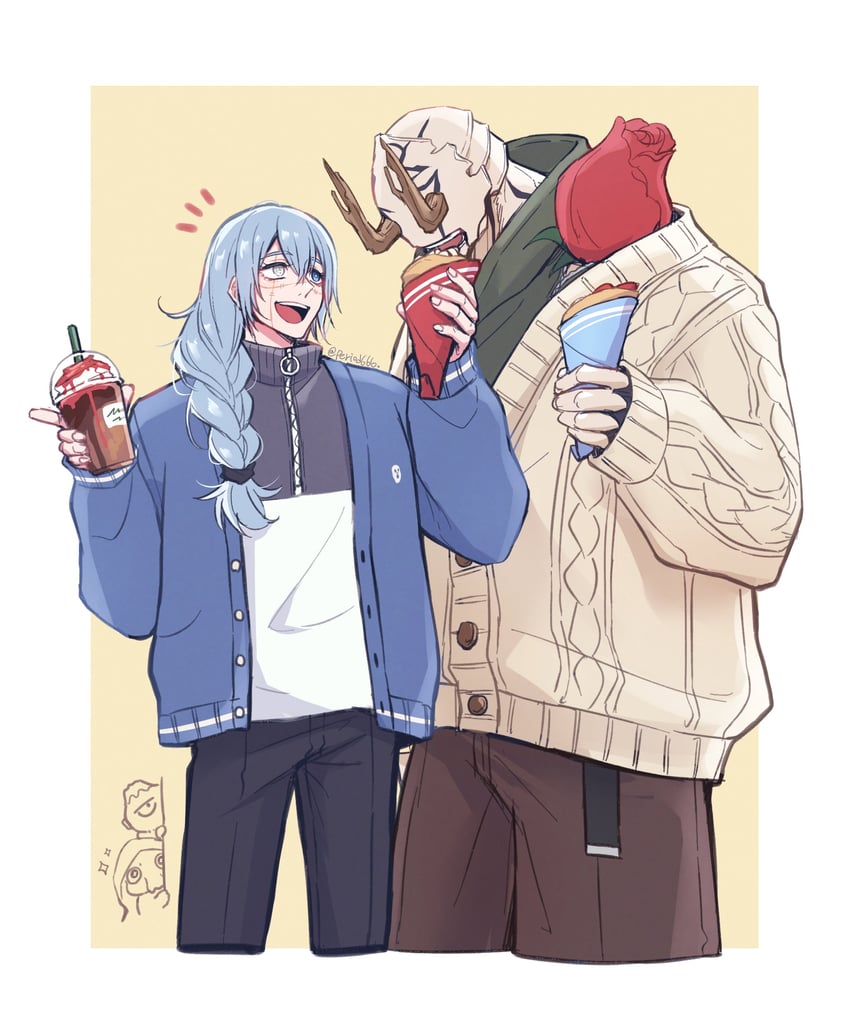 mahito, jogo, hanami, and dagon (jujutsu kaisen) drawn by akasuzu3641