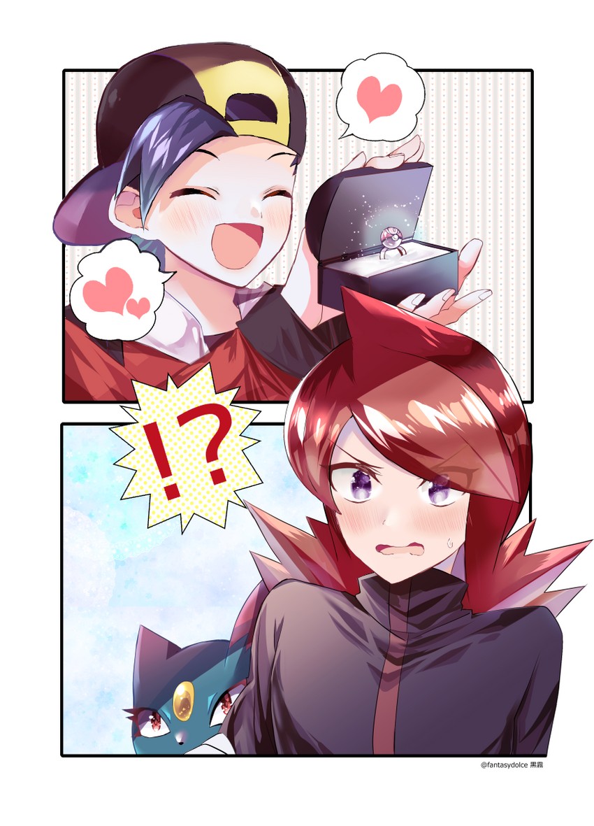 ethan, silver, and sneasel (pokemon and 1 more) drawn by fantasydolce