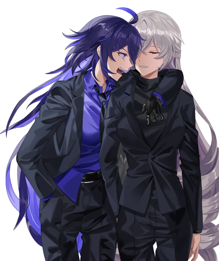 bronya rand and seele (honkai and 1 more) drawn by maka_(maka04021)