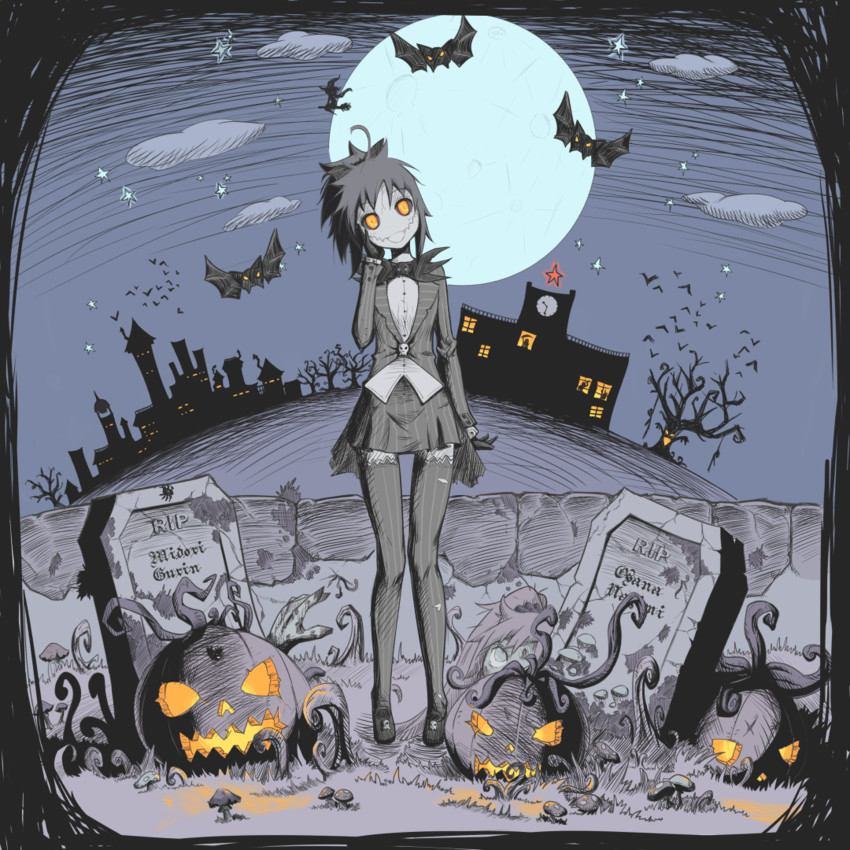 death, grim reaper, and ayano aishi (yandere simulator) drawn by chatgaga_letouffu