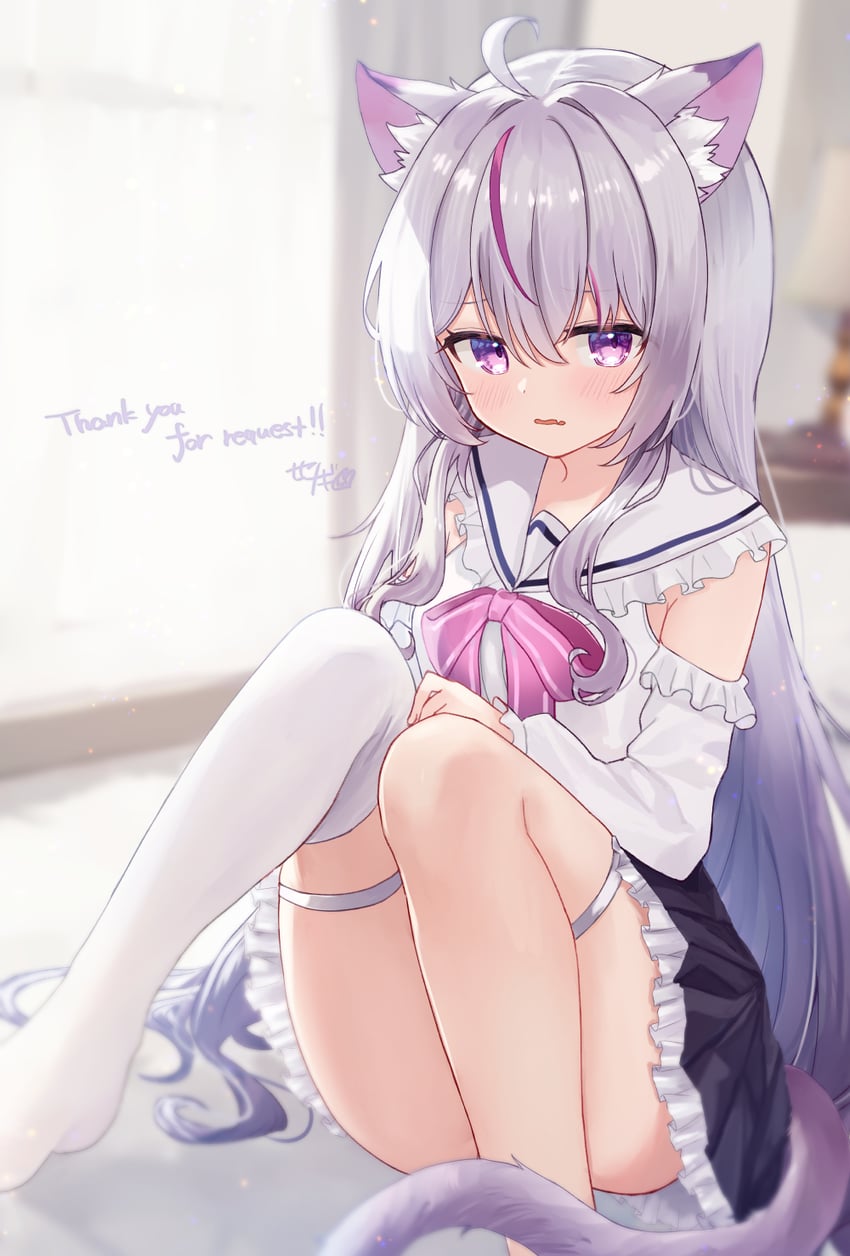 nekoyama mia (indie virtual youtuber) drawn by sese_nagi