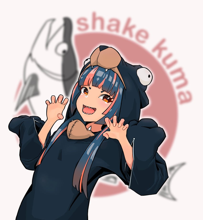 shark kuma-chan (original) drawn by post_(shake_shakepost)