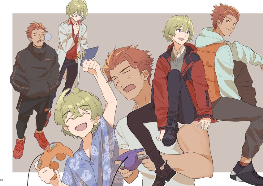 shulk and reyn (xenoblade chronicles and 1 more) drawn by fujie-yz