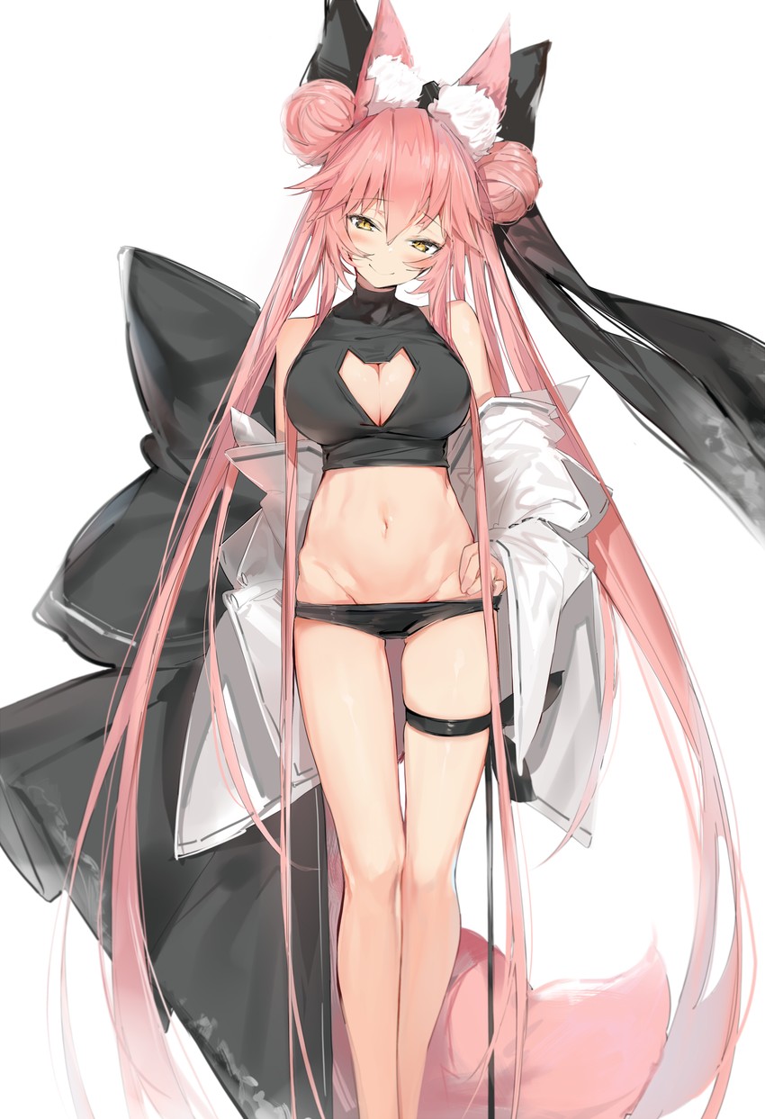 tamamo and koyanskaya (fate and 1 more) drawn by silver_(chenwen)