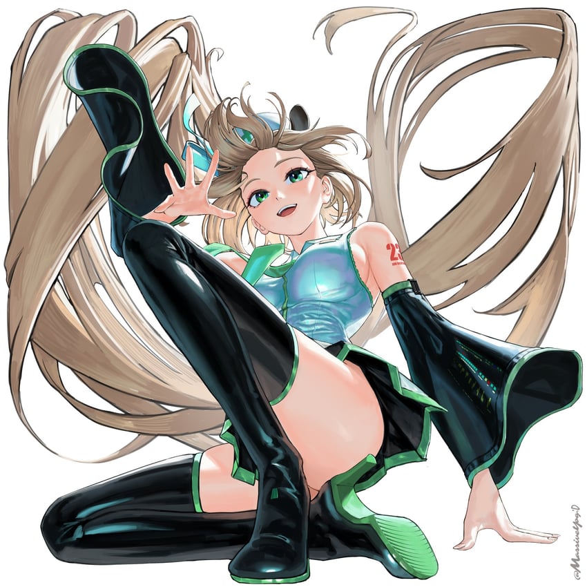 hatsune miku and nimi nightmare (vocaloid and 1 more) drawn by massiveyog