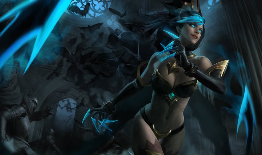 evelynn and shadow evelynn (league of legends) drawn by sangsoo_jeong