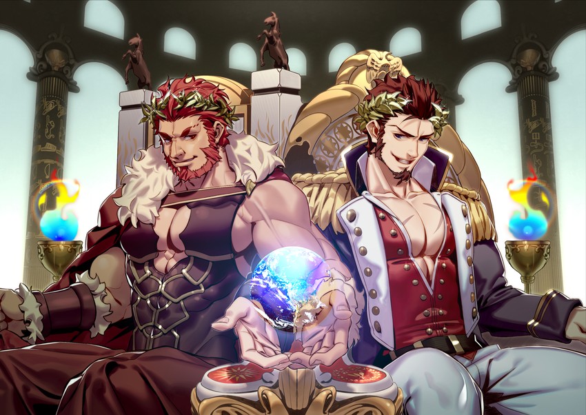 iskandar and napoleon bonaparte (fate and 2 more) drawn by chiizu_namasu