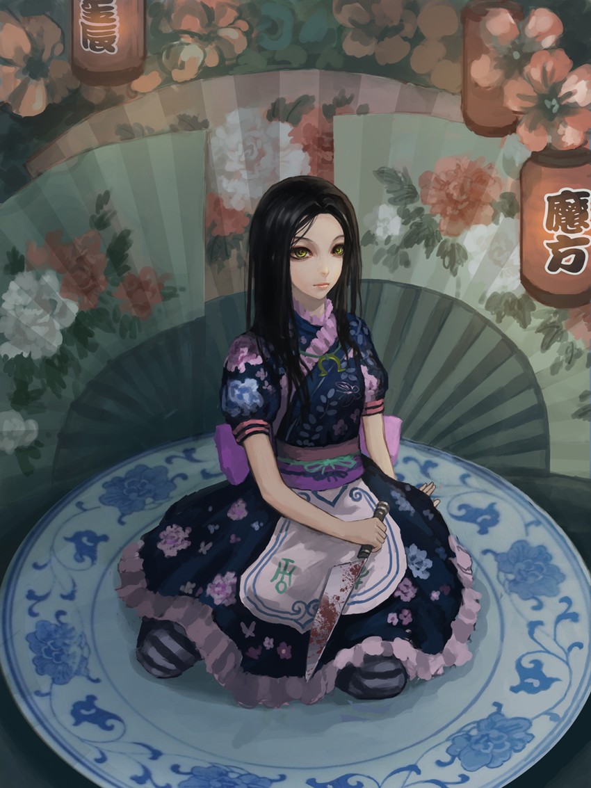 alice liddell (american mcgee's alice and 1 more) drawn by gjred