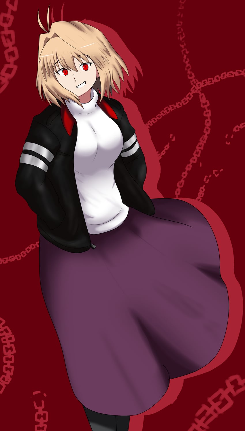 arcueid brunestud (tsukihime) drawn by imstupid13