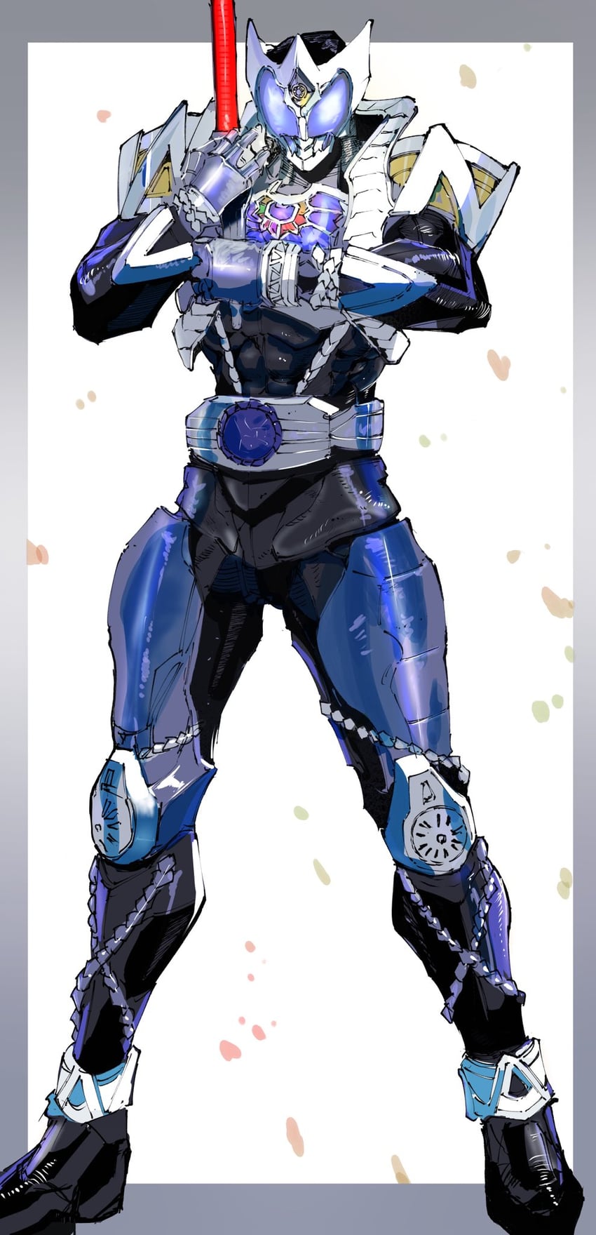 kamen rider saga (kamen rider and 1 more) drawn by ichitaka_(1015ichitaka)
