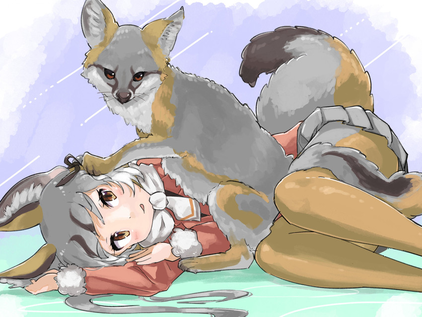 island fox (kemono friends and 1 more) drawn by iwa_(iwafish)