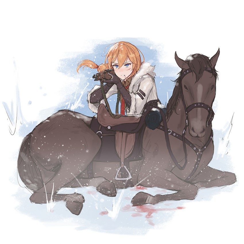 mosin-nagant (girls' frontline) drawn by eliskalti