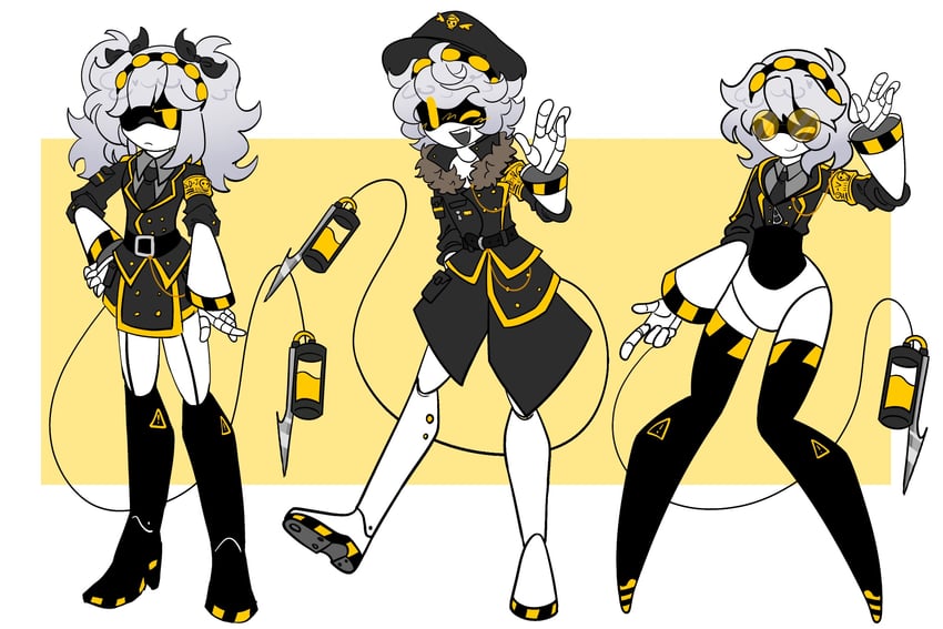 n, v, and j (murder drones) drawn by sd_dja