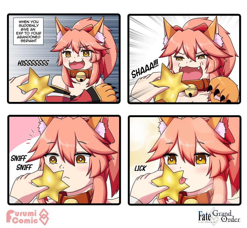 tamamo and tamamo cat (fate and 1 more) drawn by keita_naruzawa
