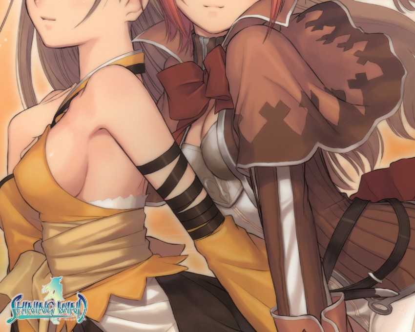 touka kureha and seena kanon (shining and 1 more) drawn by tony_taka