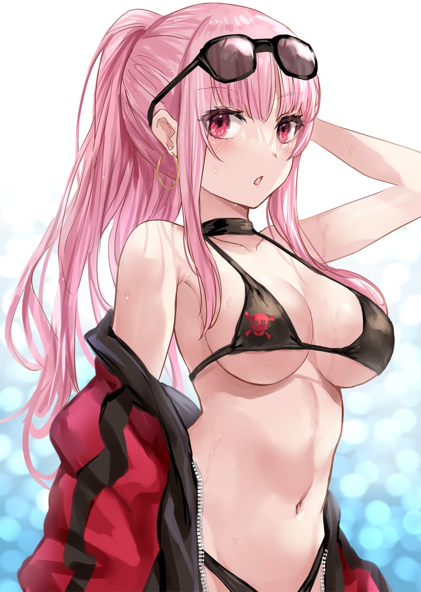 mori calliope (hololive and 1 more) drawn by asle
