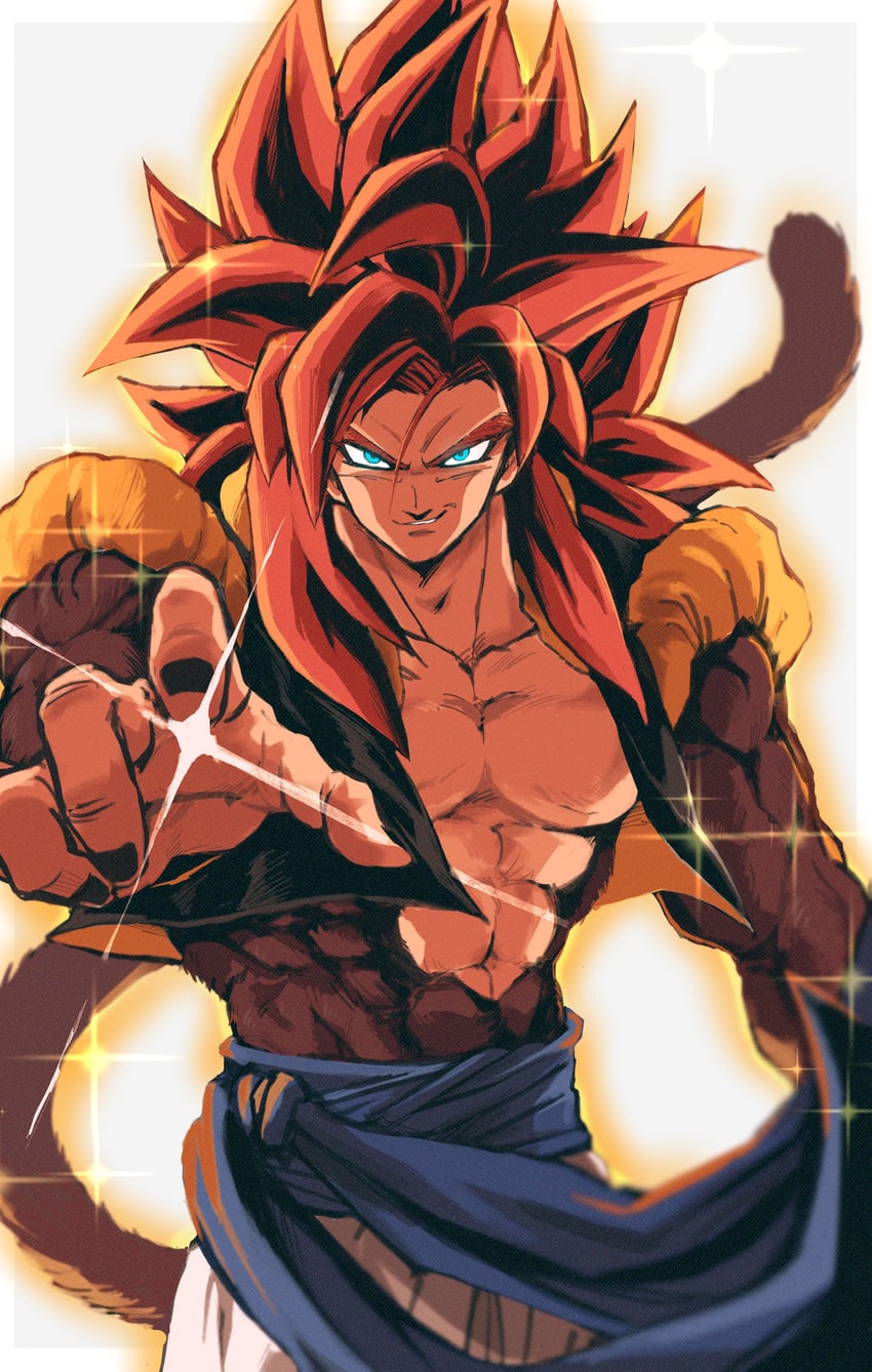 gogeta (dragon ball and 1 more) drawn by relio_db318