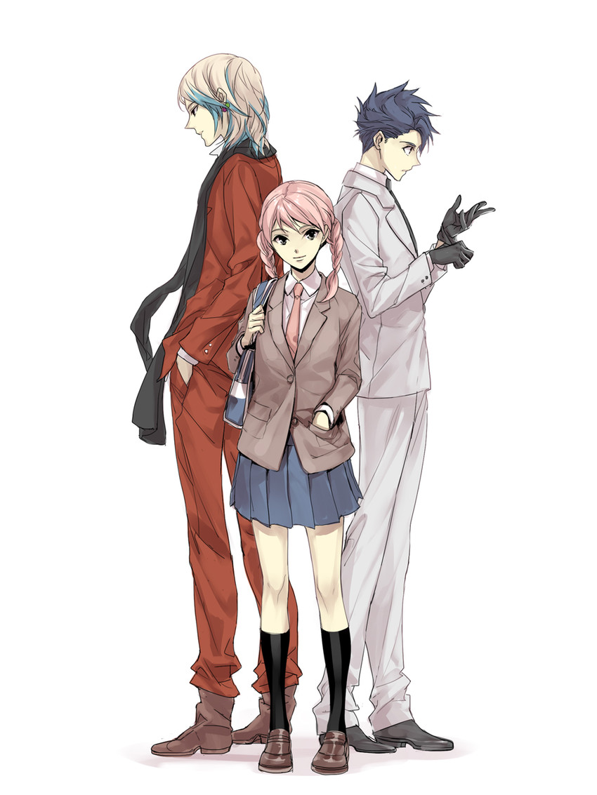 gouenji shuuya, gouenji yuuka, and utsunomiya toramaru (inazuma eleven and 1 more) drawn by izumi_(nagashi)
