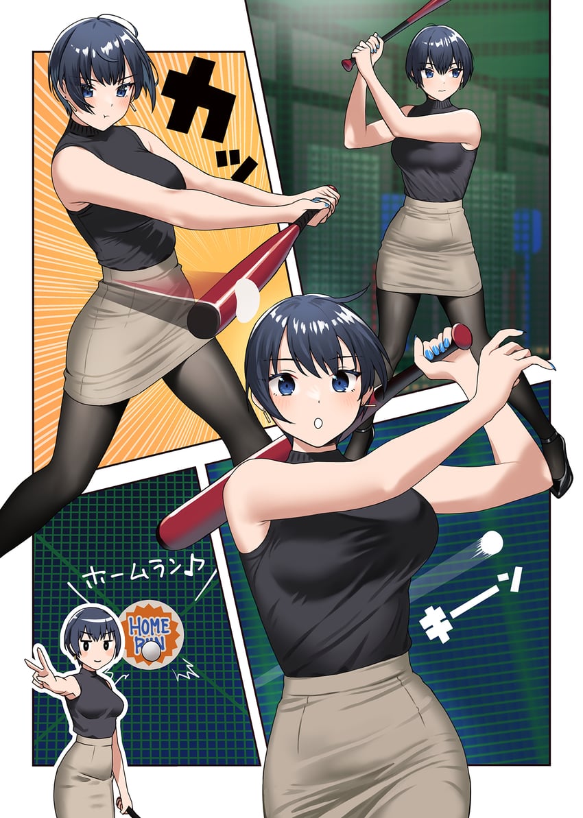 kirito mihoko (kaisha no senpai akaori-san) drawn by doushimasho
