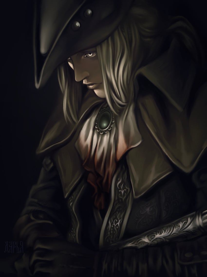 lady maria of the astral clocktower (bloodborne) drawn by bolshikh